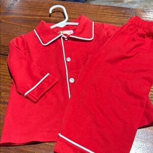 Red Kids Pajama Set